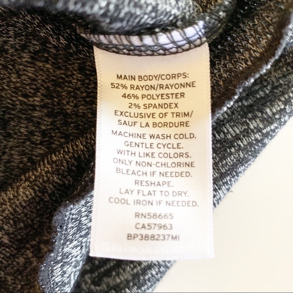 Nordstrom BP Long Sleeve V Neck Ruched Crop Top L - Picture 7 of 7